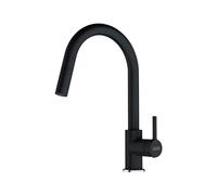 Franke Lina Kitchen Sink Mixer Tap Pull Out Single Lever Swivel Spout Onyx