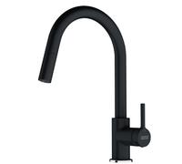 Tap for Kitchen Sink with Pull-Out spout from Franke Lina - Pull-Out - Onyx - 115.0626.055