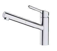 Tap for Kitchen Sinks with a Pull-Out spout from Franke Orbit Pull-Out - Chrome - 115.0623.055