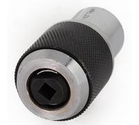 Tap Holding Chuck Adapter with Adjustable Clamping, for Hand Tools Workshop Equipment, M6-M12 Range 3/8 Inch Square Drive, Tap Socket Adjustable(B)