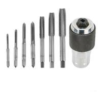 Tap Holding Chuck, M3-M12 Tap Holding Chuck 3/8 Adapter Tap Wrench Tool Adjustable Clamping Tap Chuck Tool