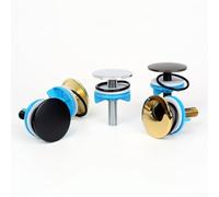 Tap Hole Plate for Kitchen Sink Decks with Secure Fit to Seal Unused Openings and Prevent Water from Entering Below (Brushed)