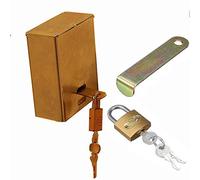 Tap Lock Secures Garden And Outdoor Taps Easily And Quickly. Solid Metal Construction With Padlock. Easy To Fit In Seconds,Silver