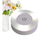 Tap Night Light - 400mAh Rechargeable Dimmable Touch, Lamp Kids Nursery Wall Mount, Round Decorative Nightlight | Breastfeeding Lamp for Closets Cabinets Bedroom Walls Soft Glow Multi-Scenario