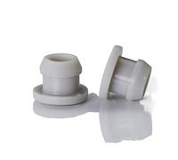 Tap O Rings 10pcs 2.5mm to 50.6mm Silicone Rubber Snap-on Hole Plug Blanking End Caps Seal Stopper Black/Gray/Clear/White Rubber washers(Gray,A-24mm)