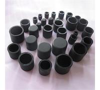 Tap O Rings 2.8mm~78.5mm Black/White Silicone Rubber Plug Blanking End Caps Thread Protector Foot Cover For Pipe Tube Rubber washers(Black,A 44.5mm(2Pcs))