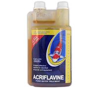 TAP Pond Professional Acriflavine 1L - Anti-Bacterial Pond Treatment for Flukes, Parasites & Harmful Bacteria - Garden Pond Water Solution