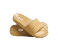 Superdry Code Logo Vegan Pool Slides - Praine Sand