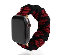 Tap Snap Or Nap Brazilian Jiu Jitsu Replacement Watchband Cute Printed Watch Strap Elastic Solo Loop Bands Compatible for Apple Watch 38mm/40mm