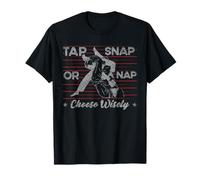 Tap Snap Or Nap Choose Wisely Funny Jiu Jitsu T-Shirt
