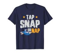 Tap snap or nap | Jiu Jitsu T-Shirt, Men, Navy Blue, Large