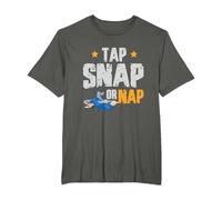 Tap snap or nap | Jiu Jitsu T-Shirt, Men's Big and Tall, Asphalt Grey, 3X Tall