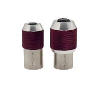 Tap Socket Set, 2Pcs Extraction Tool Adjustable Jaws Extractors for Taps Reamers Screw Extractor Removal Chuck(Red)