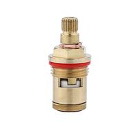 tap Spool, Spare Valves Cartridges, Brass Ceramic Stem Disc Replacement 20 Spline Tap Cartridge Valve BSP 3/4"