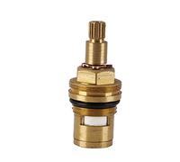 tap Spool, Spare Valves Cartridges, Faucet Valve Latch Replacement Ceramic Tap Cartridge, Brass Disc Insert Quarter Turn 1/2" Inner for Mixer