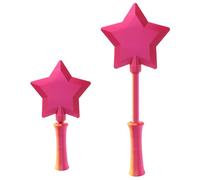 Tap to Pay 3D Printed Wand, Extendable Star Magic Wands Contactless Payment Card Holder Wands, Tap-to-Pay Credit Card Wand (Pink)