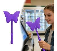 Tap to Pay Wand Contactless Payment Card Holder, 3D Printed Star Magic Wands for Credit & Debit Cards, Secure Holder Stick for Kids & Adults (Purple)