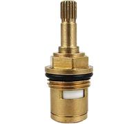tap Valve core， Gold Brass Ceramic Disc Cartridge Tap Insert Gland Quarter Turn 55mm Height