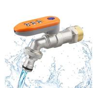 Tap with a numerical lock tapping | Brass outer water tap with a lock number for garden irrigation | Water valve for rental apartments, farms, rental