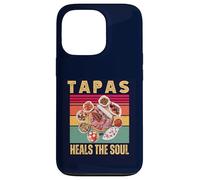 Tapas Heals The Soul Vintage Spanish Food Lovers Design Case for iPhone 13 Pro