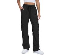 Tapata Womens 28/31/34 Inseam Lightweight Cargo Dance Studio Pants Ruched Petite/Regular/Tall Joggers for Workout Casual