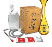 TAPCRAFT -Honey Mead Making Kit with Reusable 1 Gallon Wide-Mouth Fermenter - 2 Batch Fermentation Kit - Make Your Own Honey Wine at Home - Great DIY Gift Idea