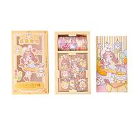 Tape and Hand Account Decoration Sticker Set, Decorative Masking Stickers for Art Scrapbooking Scrapbooking Hand Account Sticker Cute Masking