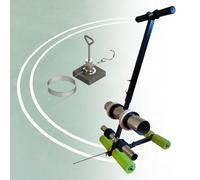 Tape Applicator Manual Floor Marking Tool with Drawing Circle Kit - Hand-Push Tape Pasting Machine for Court Line and Driveway Basketball Court Marking