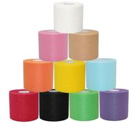 Tape, Athletic Tape 10 Roll 10 Color 33ft Wrist Breathable Tearable Lightweight Non-irritating Sponge Sports to Avoid Injuries/for Better Performance/for Recovery
