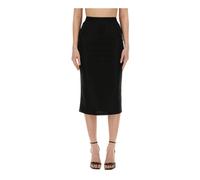 Tape Crystal Skirt - female - Versace Jeans Couture - Midi Skirts - Black - 2XS - Skirts 2XS