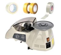 Tape Dispenser for Office, Warehouse, Home - Adjustable Cutting Length 10-60mm, Tape Width 5-25mm, Suitable for 150mm Outer Diameter Rolls