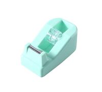 Tape Dispenser, Green Mini Sticky Tape Roll Cutting Tool Refillable 18 x 20mm Wrapping Tape Dispenser for Home School Office
