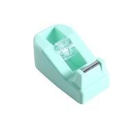 Tape Dispenser, Refillable Transparent Tape Rolls Cutter 18 x 20mm Sticky Tape Dispenser for School, Home and Office (Green)