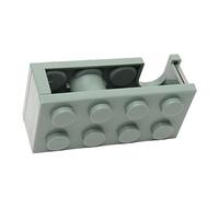 Tape Dispenser, Small and Delicate Design Desktop Tape Dispenser with a Sharp Blade Cute Mini Building Block Shape Tape Roll Dispenser for Office School Home (Green)