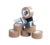 Tape Dispenser With 6 Rolls Polypropylene Tape 50mmx66m - 9761BDP01