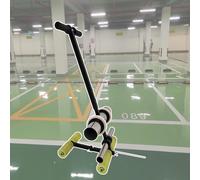 Tape Dispenser with Circle Set - Walk-Behind Parking Plot Floor Application for Marking Aisles, Traffic Lanes & Hazard Zones