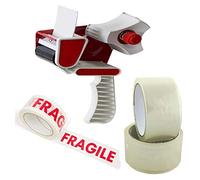 Tape Gun Dispenser 2" Or 3" Inch with Clear Or Fragile Tapes 48mm x 66M Heavy Duty Packaging