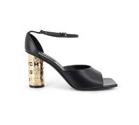 Tape Heel Sandals - female - Givenchy - High Heel Sandals - Black - 4 1/2 UK - Shoes 4 1/2 UK