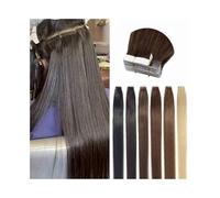 Tape In Extensions, Wigs for Women, Invisible Seamless Hairband Extensions 50g 20pcs Hair Extensions(Medium Brown,20 inch)