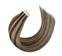 Tape In Human Hair Extensions Hair Natural Extensions 12-24in Real Hair Extensions Remy Hair Tape In Easy To Use(24 inches 60cm)