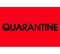 Tape Logic Shipping & Handling Label, Legend"Quarantine", 3" L x 2" W, Fluorescent Red (DL1138)