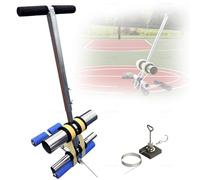 Tape Marking Machine with Dual Tube and Circle Attachment, Adjustable 4-28cm Spacing, Ideal for Parking Lots, Basketball Courts, and Road Marking Applications