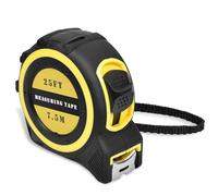 Tape Measure 25 Ft - Metal Retractable Tape Measure with Metric and Inches, Easy Read, 1-inch Wide X 25 Foot