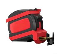 Tape Measure 8m Retractable Measuring Tape with Magnetic Hook for Construction DIY Woodworking Red(8M*32MM)
