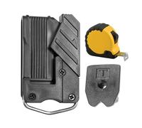 Tape Measure Belt Clip, Quick Access Tool Holster, Locking Tape Holder Organizer, Durable Clips On Pouch, Ideal for Construction, Carpentry, Climbing, Outdoor Work, Home Tasks, 8.5 cm Black