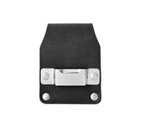 Tape Measure Belt Holder - Tool Belt Clip - American Bench Craft - Full Grain Leather - Made in USA (Black)