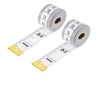 Tape Measure body, 2pcs 150cm/60inch Body Measuring Tape, Soft Flexible Tape Measure Set, Sewing Measuring Tape and Tailor’s Tape Measure for Professional and DIY Clothing and Crafting Measurements