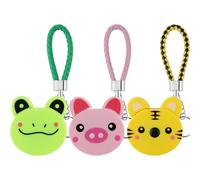 Tape Measure Body Measuring Tape, 3 Pcs Retractable Kids Fabric Measuring Tape, 60 Inch Animal Small Sewing Tape Measure for Craft Nursing Medical Travel(Pink/Green/Yellow)
