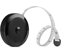 Tape Measure Body Retractable | Double Sided Soft Measuring Tape for Tailors | Body Measurements Sewing Clothes Tailor 60 Inch / 150 cm (WHITE TAPE [SINGLE])