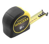 Tape measure extra wide 32 mm case in two-component non-slip FATMAX Stanley
